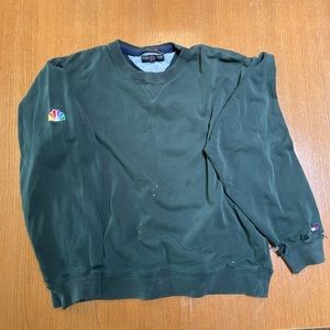 Distressed Green Tommy Hilfiger Crewneck